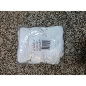 Jefferies Socks Newborn Turn Cuff Bootie 6 Pair socks, White, Newborn US